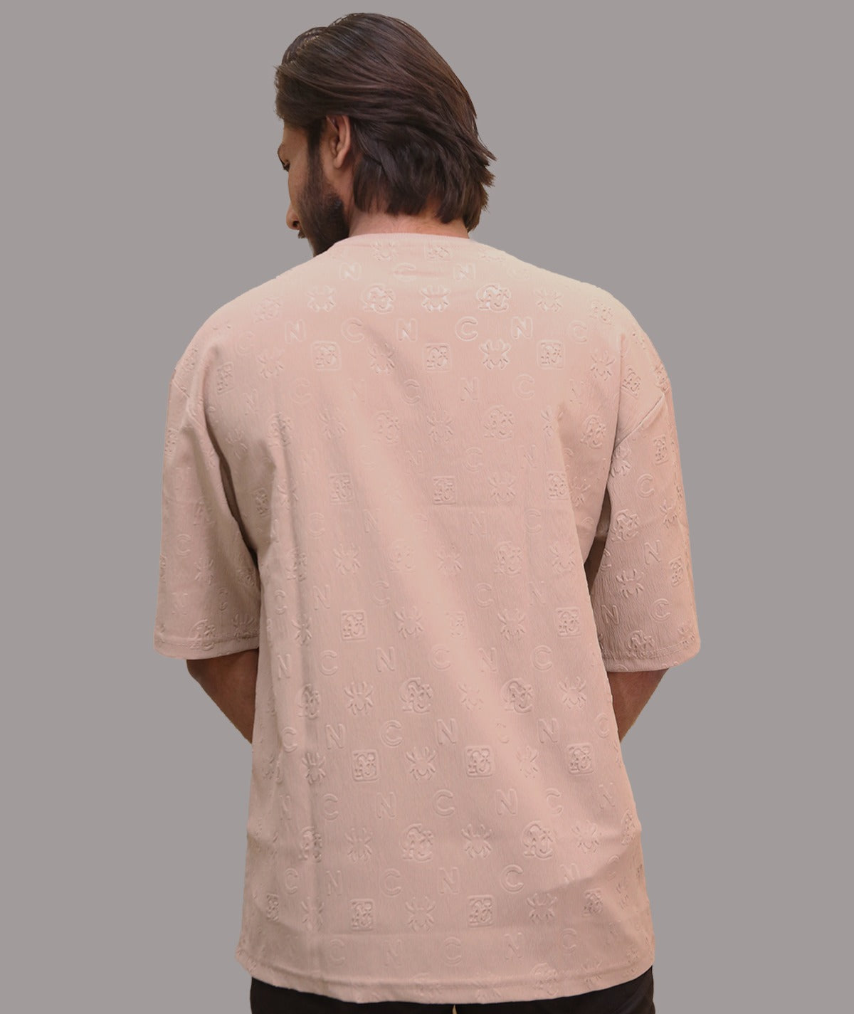 Premium Embossed Drop shoulder T-Shirt